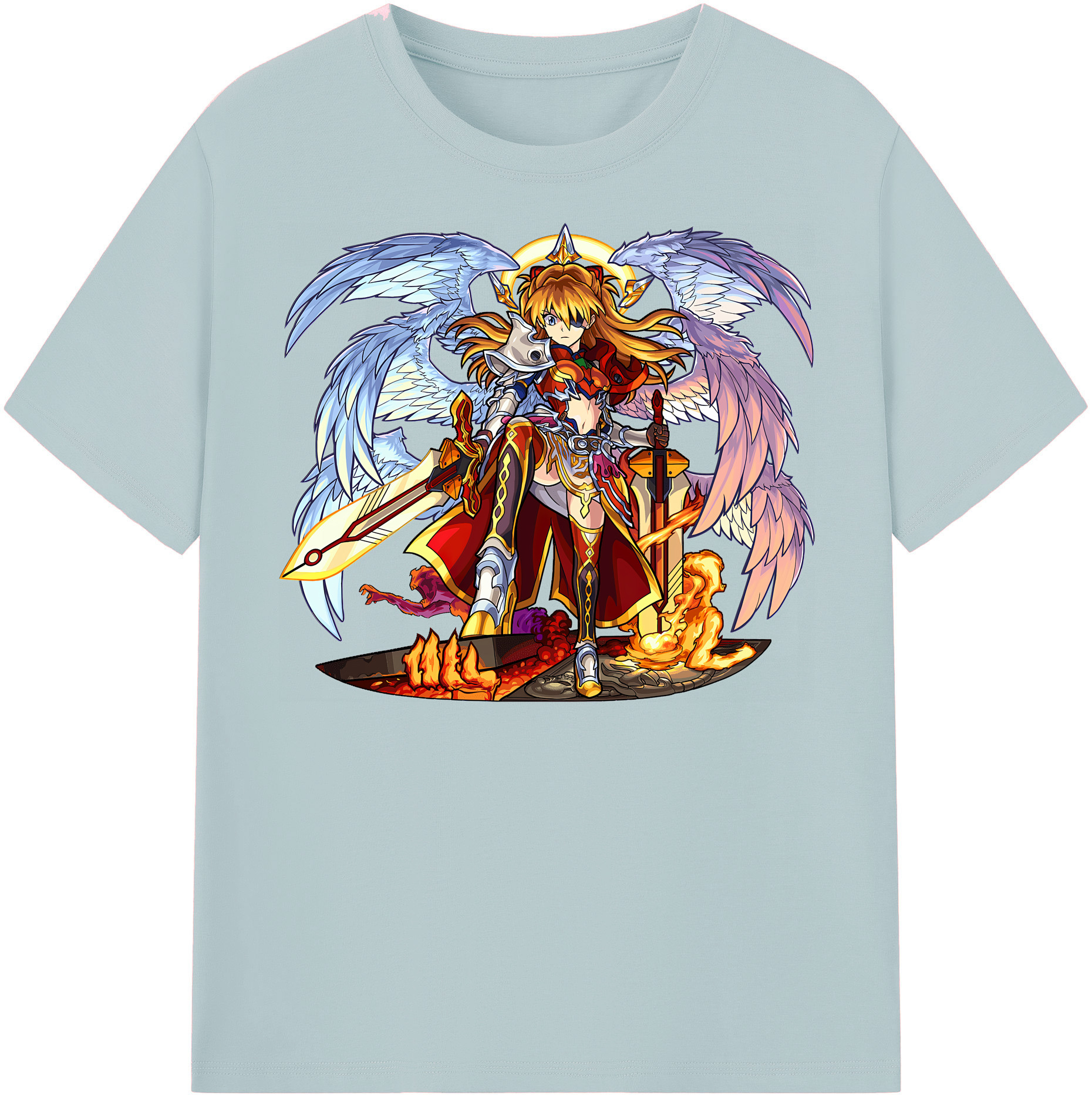 （画像用） EVA 新世紀エヴァンゲリオン 綿100％半袖Tシャツ（フロントプリント）